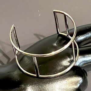 Ann Taylor SilverTone Cuff Bracelet